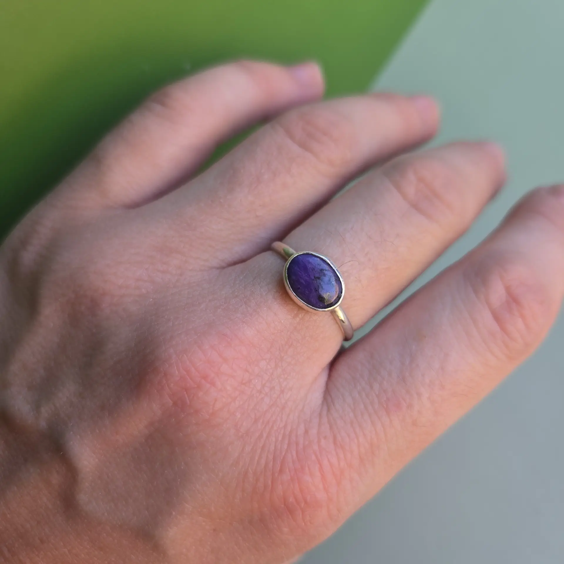 Charoite Ring | Size 9.5
