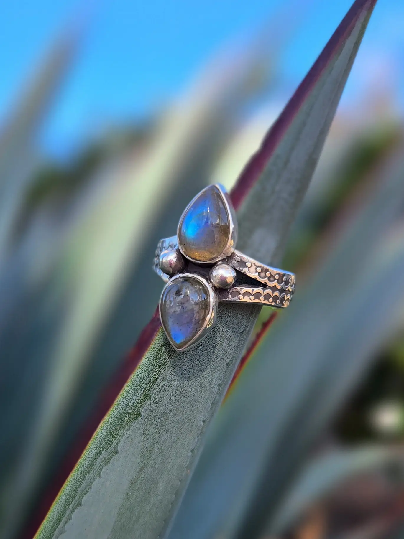 Labradorite As Above, So Below Ring | Size