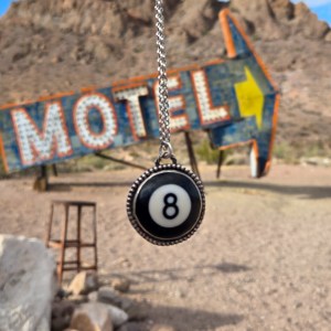 8 Ball Pendant - Pool Ball