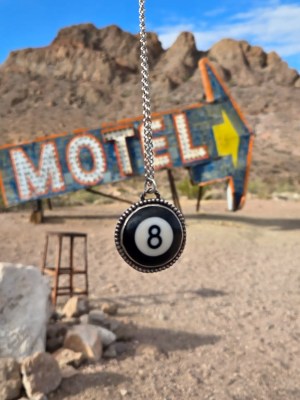 8 Ball Pendant - Pool Ball