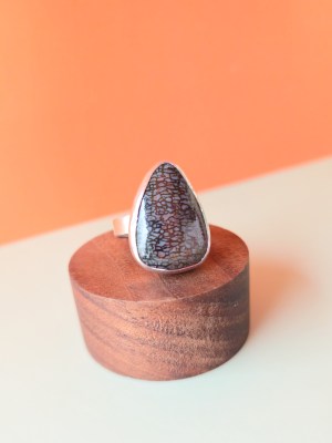 Size 6 | Fossilized Dino Bone Ring